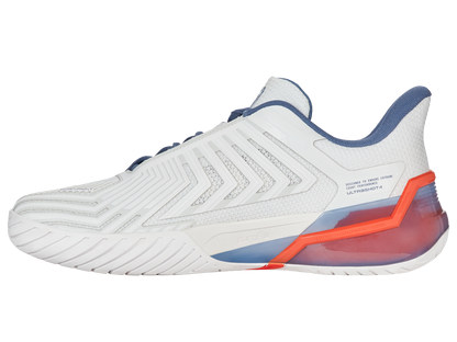 K-Swiss Men's Shoes Ultrashot 4 | Lucent White/Infinity/Scarlet Ibis