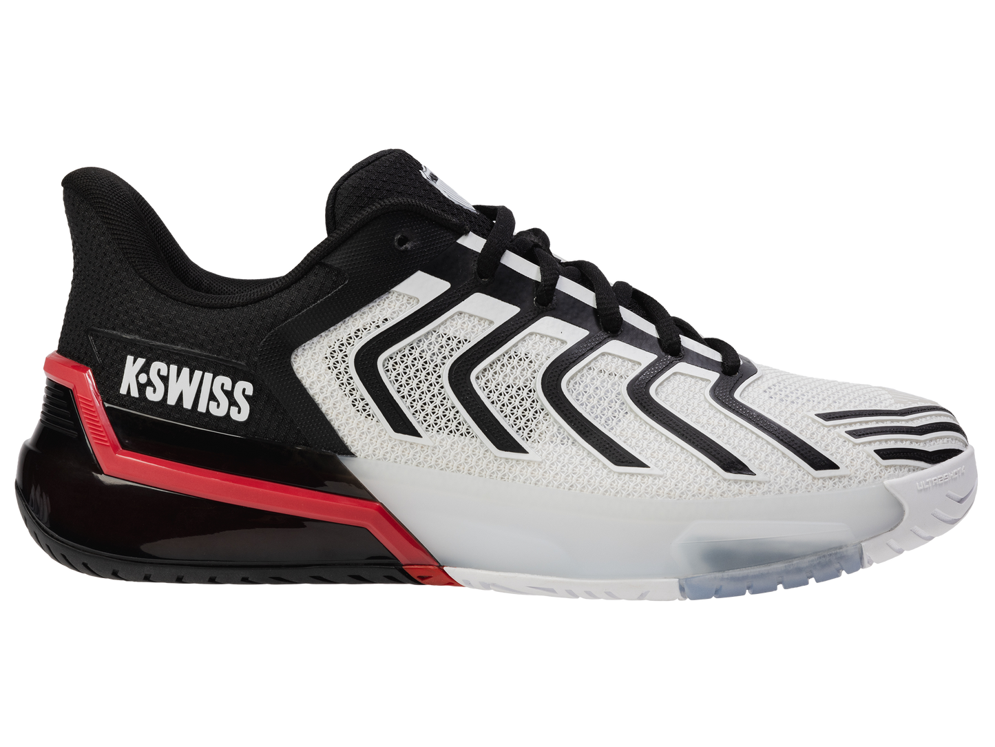 K-Swiss Men's Shoes Ultrashot 4 | White/Black/Mars Red