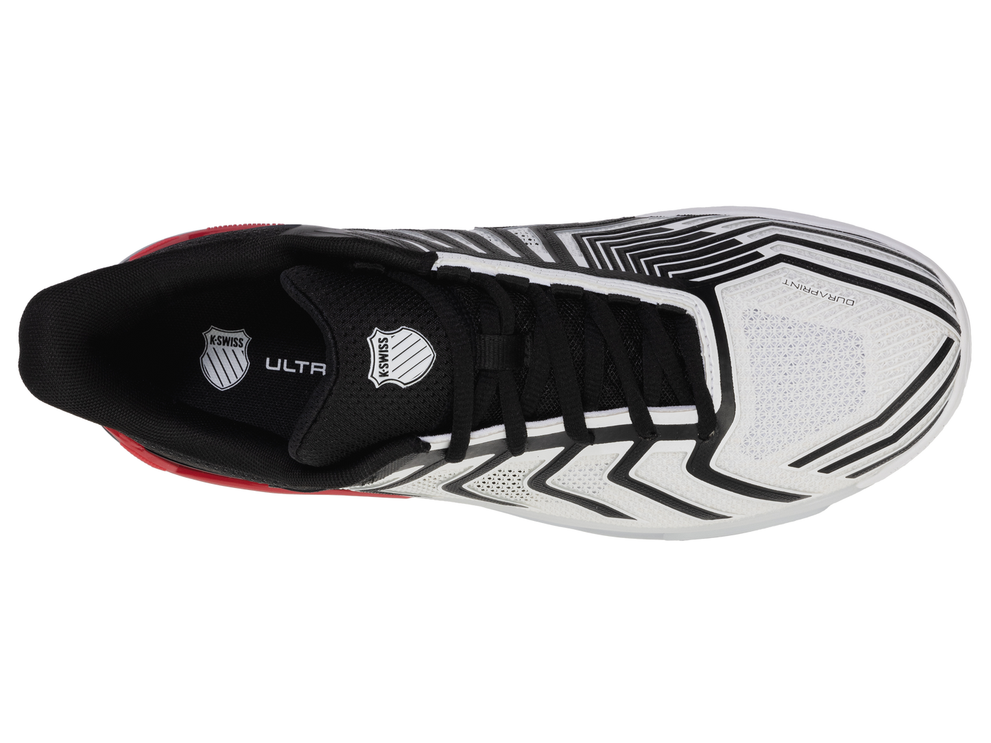 K-Swiss Men's Shoes Ultrashot 4 | White/Black/Mars Red