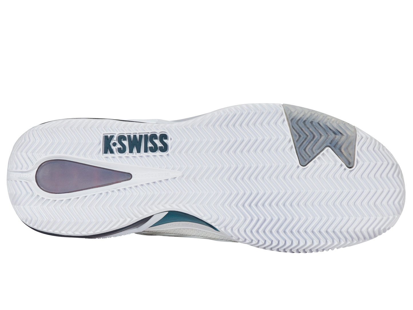 K-Swiss Men's Shoes Ultrashot 4 Clay | White/Stargazer/Neon Blaze