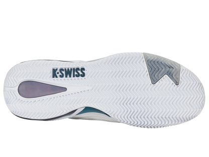 K-Swiss Men's Shoes Ultrashot 4 Clay | White/Stargazer/Neon Blaze