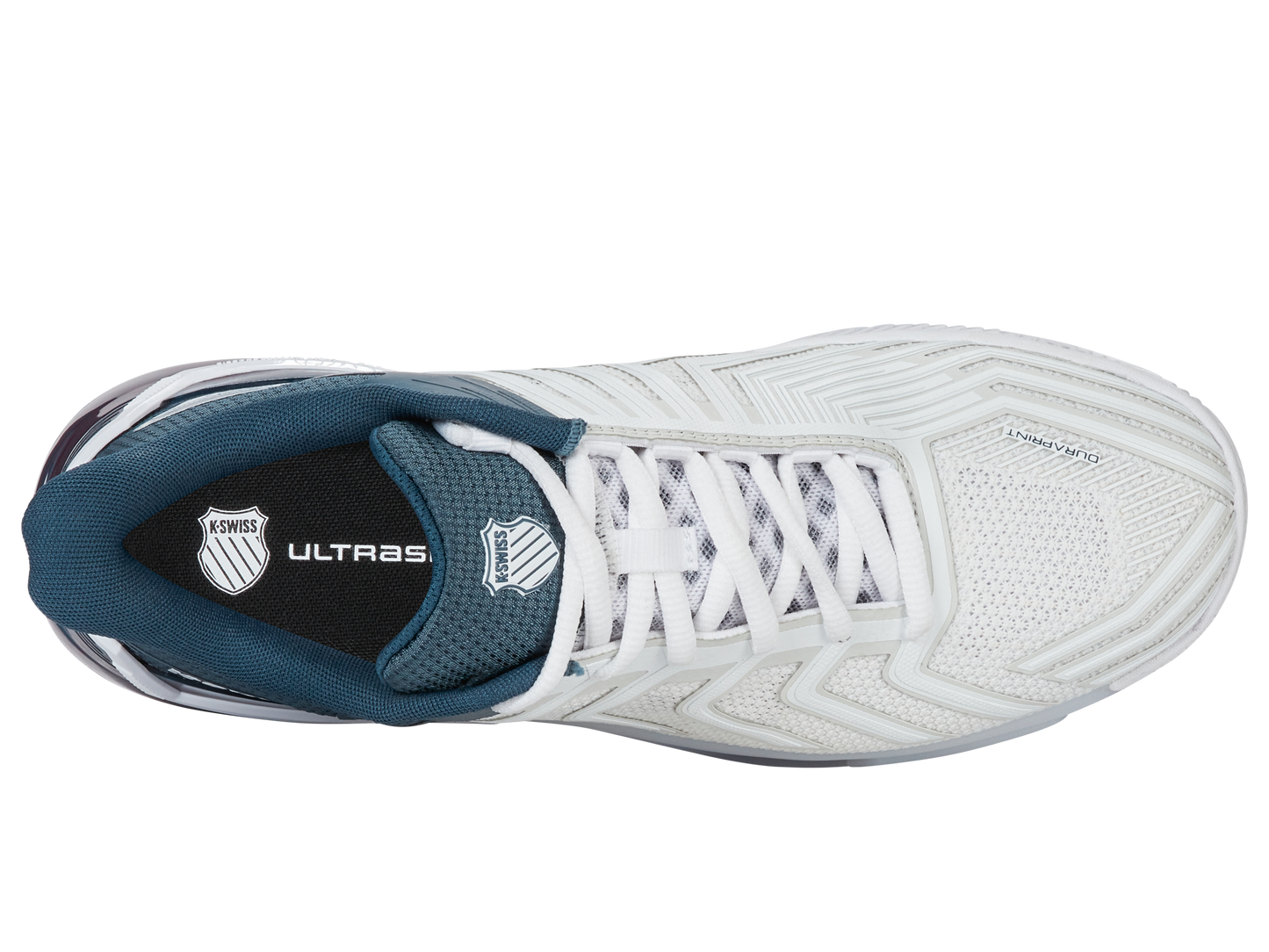 K-Swiss Men's Shoes Ultrashot 4 Clay | White/Stargazer/Neon Blaze