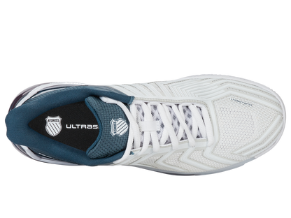 K-Swiss Men's Shoes Ultrashot 4 Clay | White/Stargazer/Neon Blaze