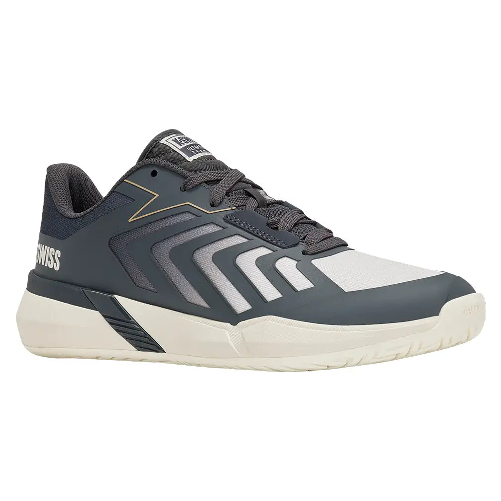 Men's Ultrashot Team 2 Tennis Shoes Turbulence and Pale Khaki-Footwear-K-Swiss-04598-077U26-y-Tennis Express