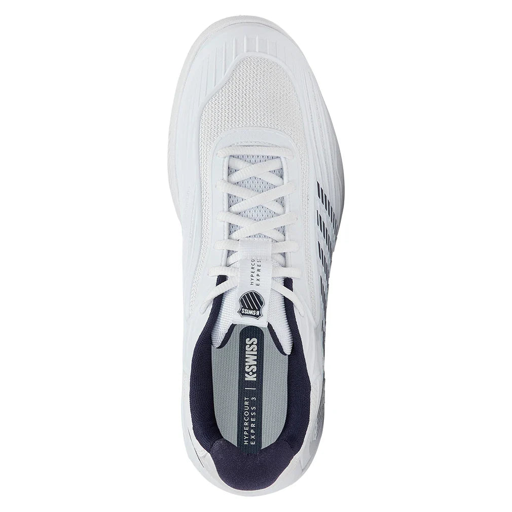 Men's Hypercourt Express 3 Tennis Shoes White and Peacoat