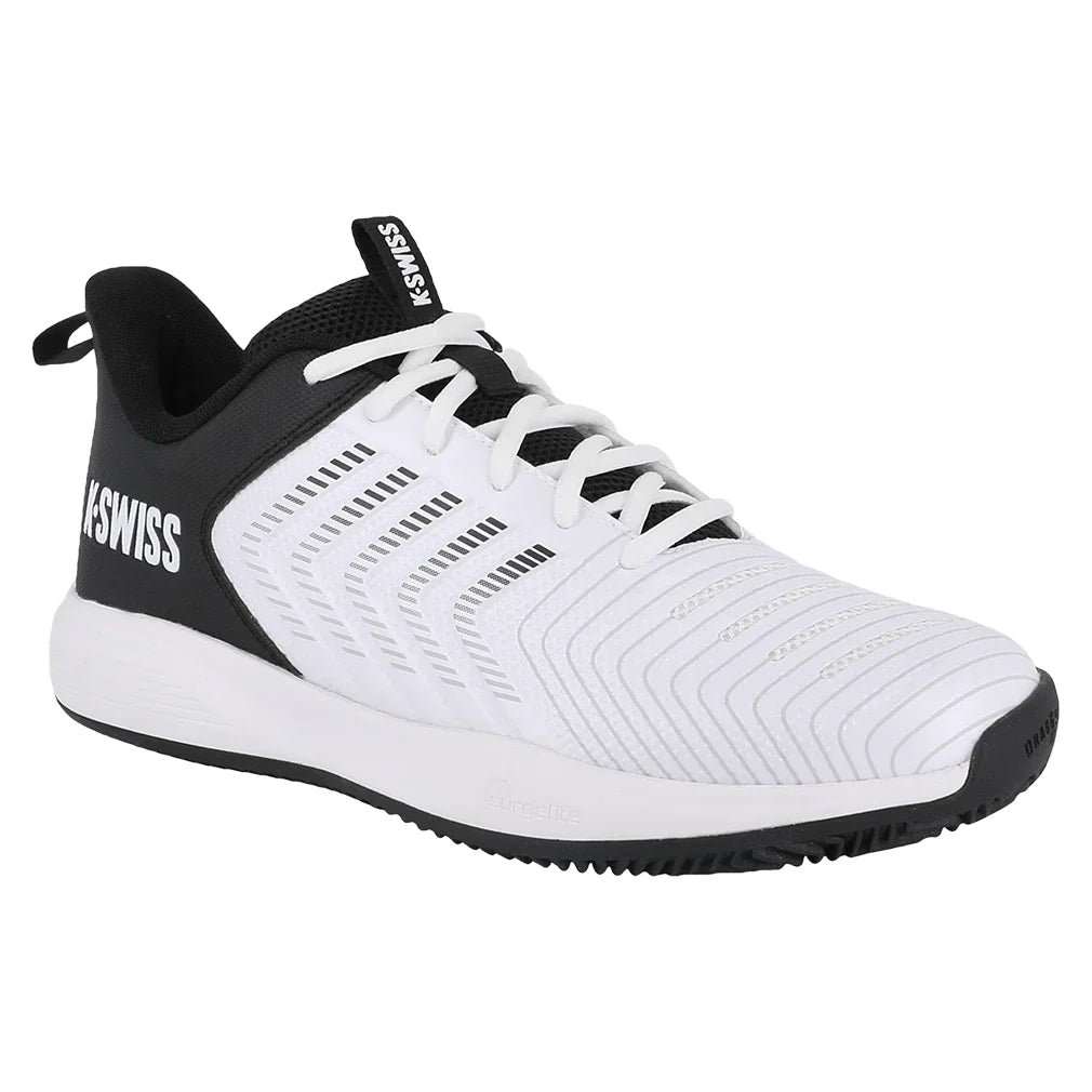 Men's Ultrashot Light Tennis Shoes White and Black