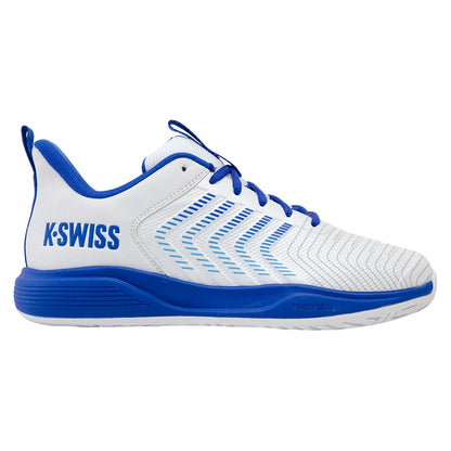 Men's Ultrashot Light Tennis Shoes White and Dazzling Blue