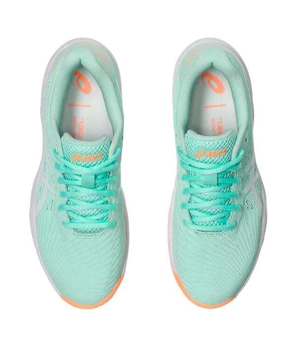 Padel Shoes Asics Gel-Game 9 Mujer Mint Tint/White