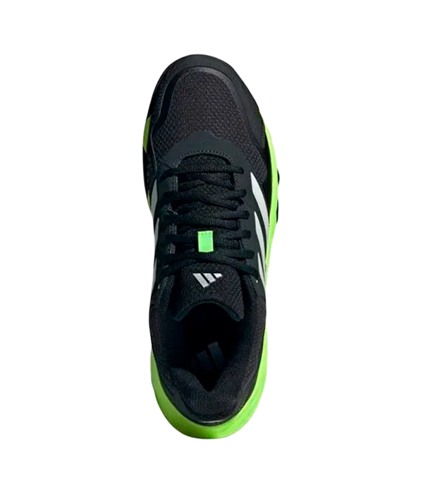 Padel Shoes Adidas CourtJam Control 3 Clay Negro/Amarillo Limon 2025