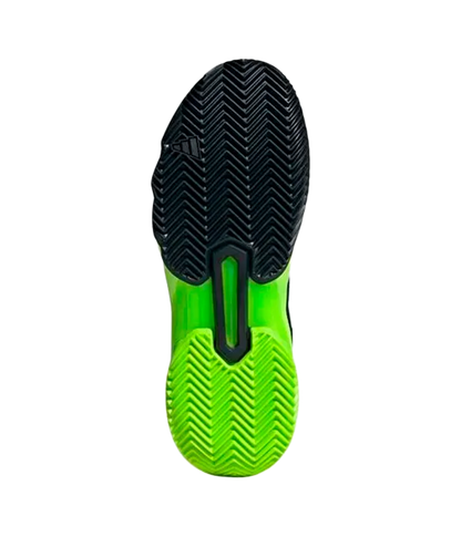 Padel Shoes Adidas CourtJam Control 3 Clay Negro/Amarillo Limon 2025