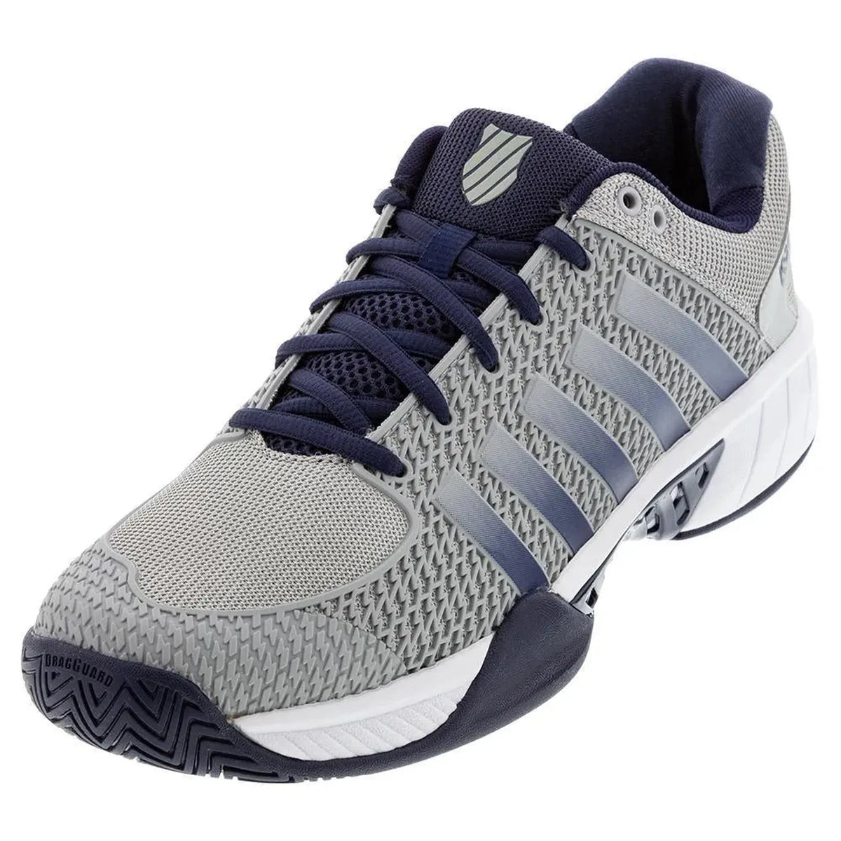 Men's Express Light Pickleball Shoes Highrise and White-Footwear-K-Swiss-06563-082F20-x-Tennis Express