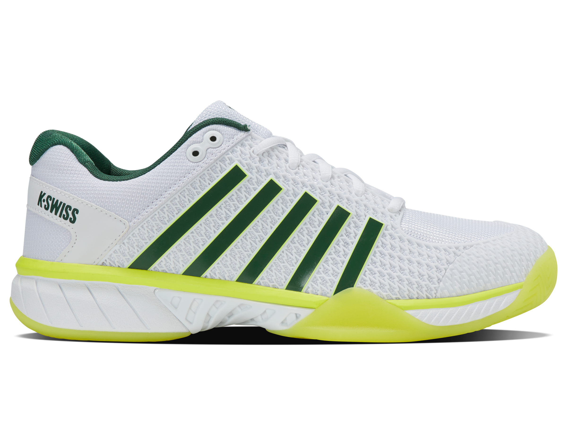 K-Swiss Men's Shoes Express Light Pickleball | White/Neon Lime/Eden