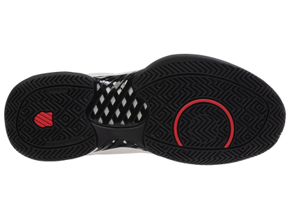 K-Swiss Men's Shoes Express Light Pickleball | White/Black/High Risk Red