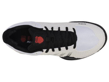 K-Swiss Men's Shoes Express Light Pickleball | White/Black/High Risk Red
