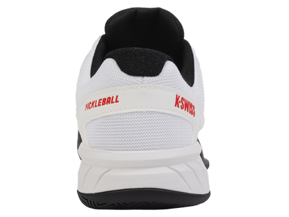 K-Swiss Men's Shoes Express Light Pickleball | White/Black/High Risk Red