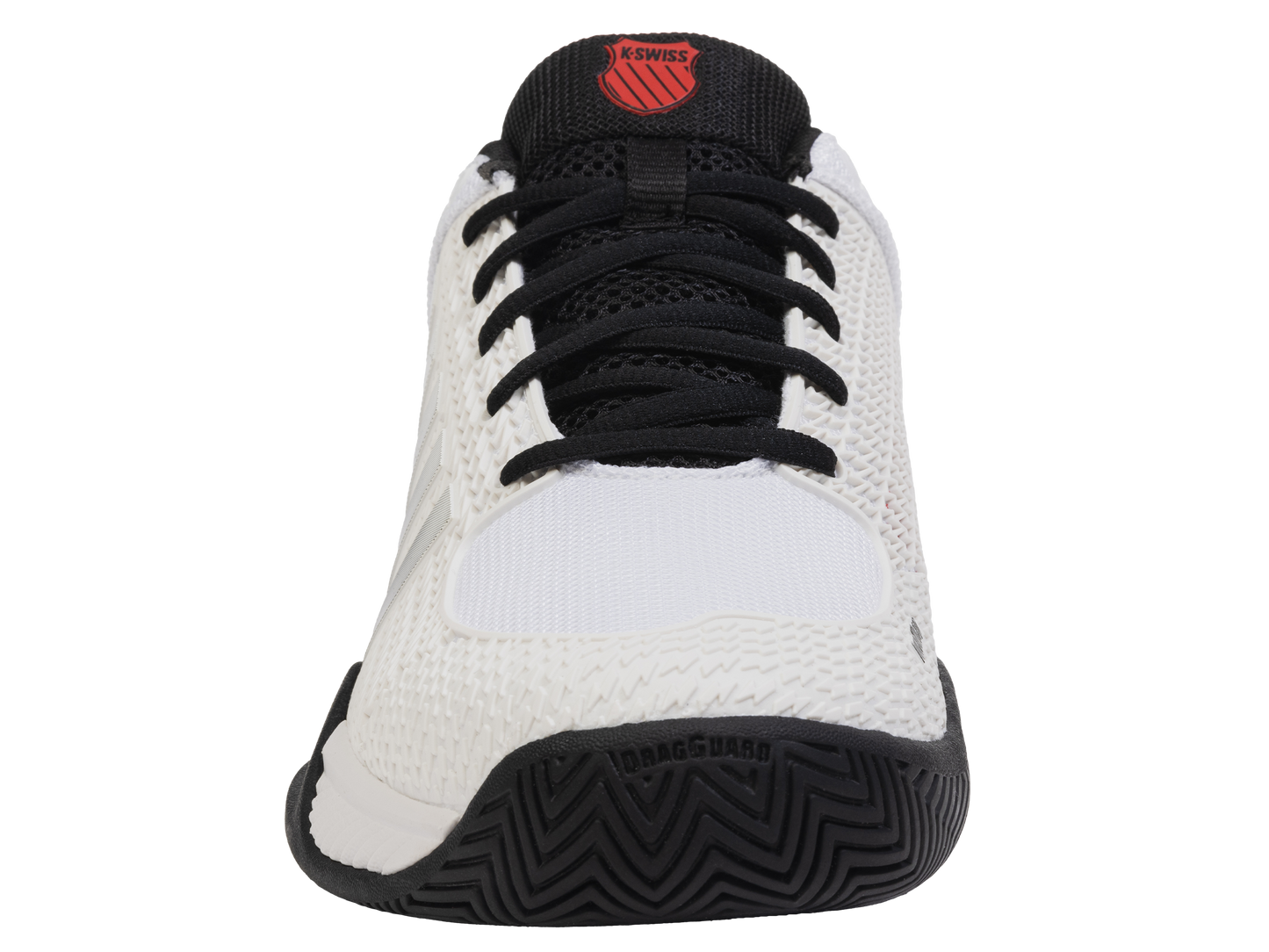 K-Swiss Men's Shoes Express Light Pickleball | White/Black/High Risk Red