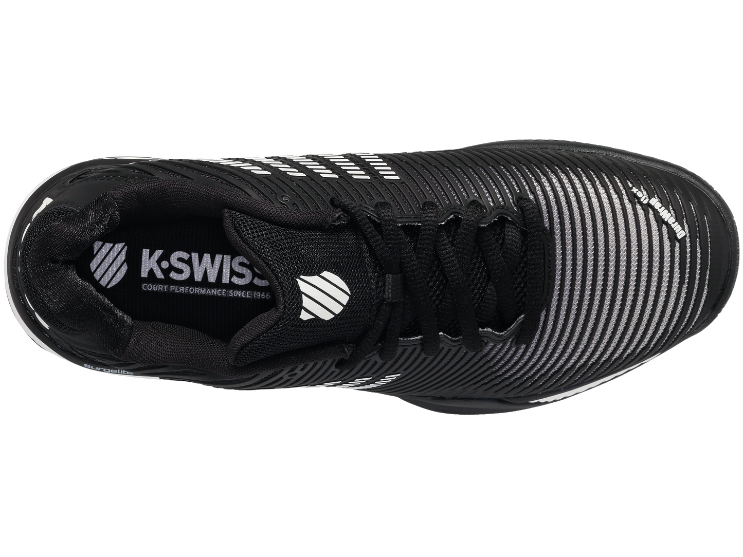 K-Swiss Men's Shoes Hypercourt Express 2 | Black/White/High-Rise