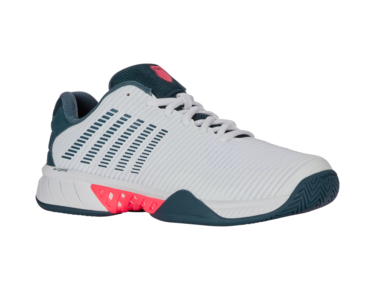 K-Swiss Men's Shoes Hypercourt Express 2 | White/Stargazer/Neon Blaze