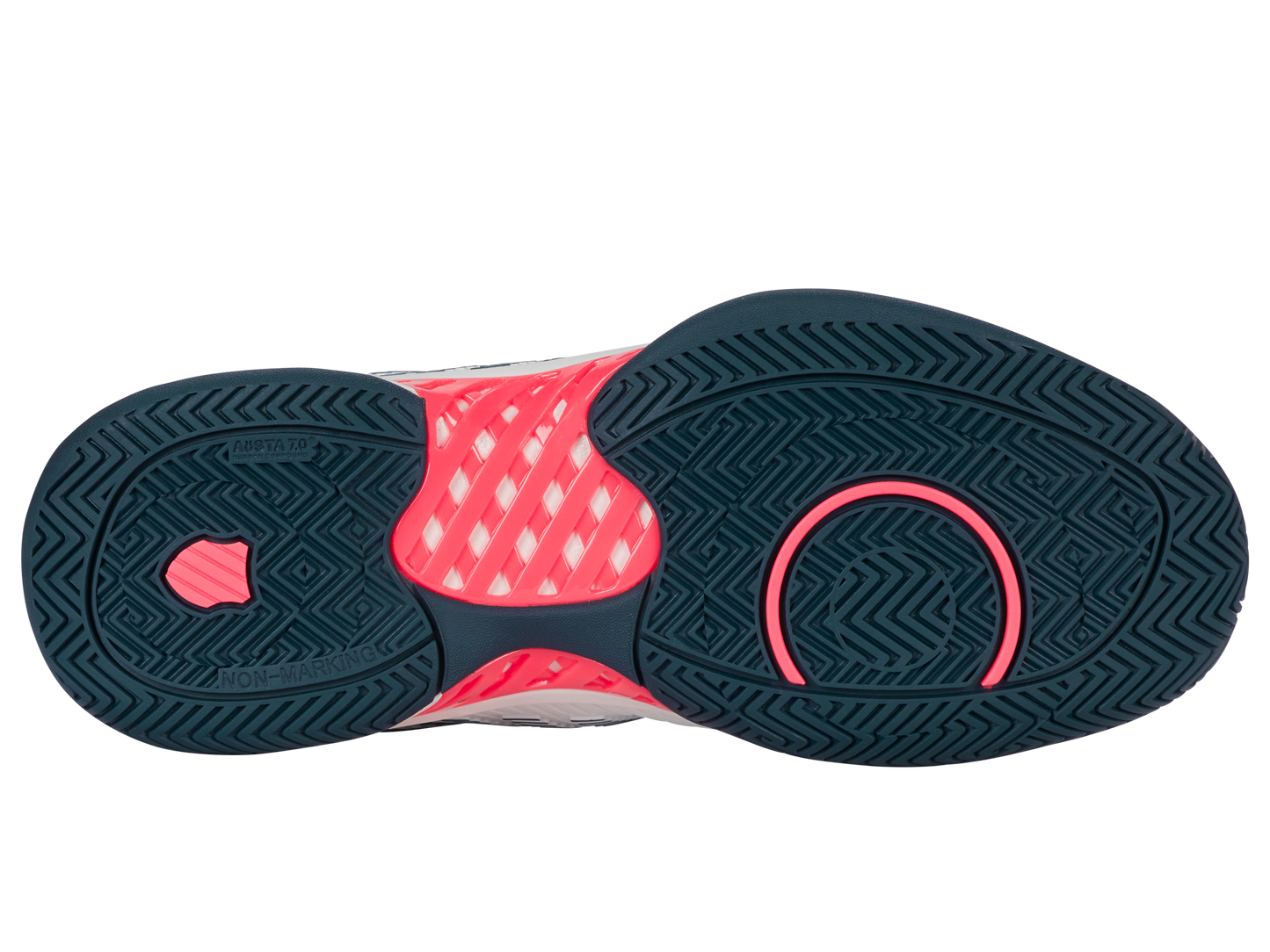 K-Swiss Men's Shoes Hypercourt Express 2 | White/Stargazer/Neon Blaze