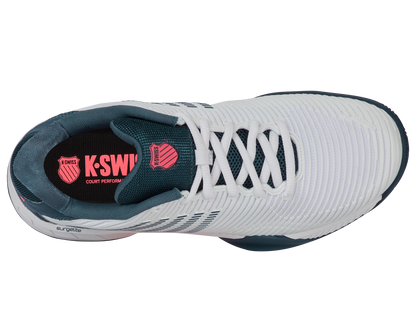K-Swiss Men's Shoes Hypercourt Express 2 | White/Stargazer/Neon Blaze