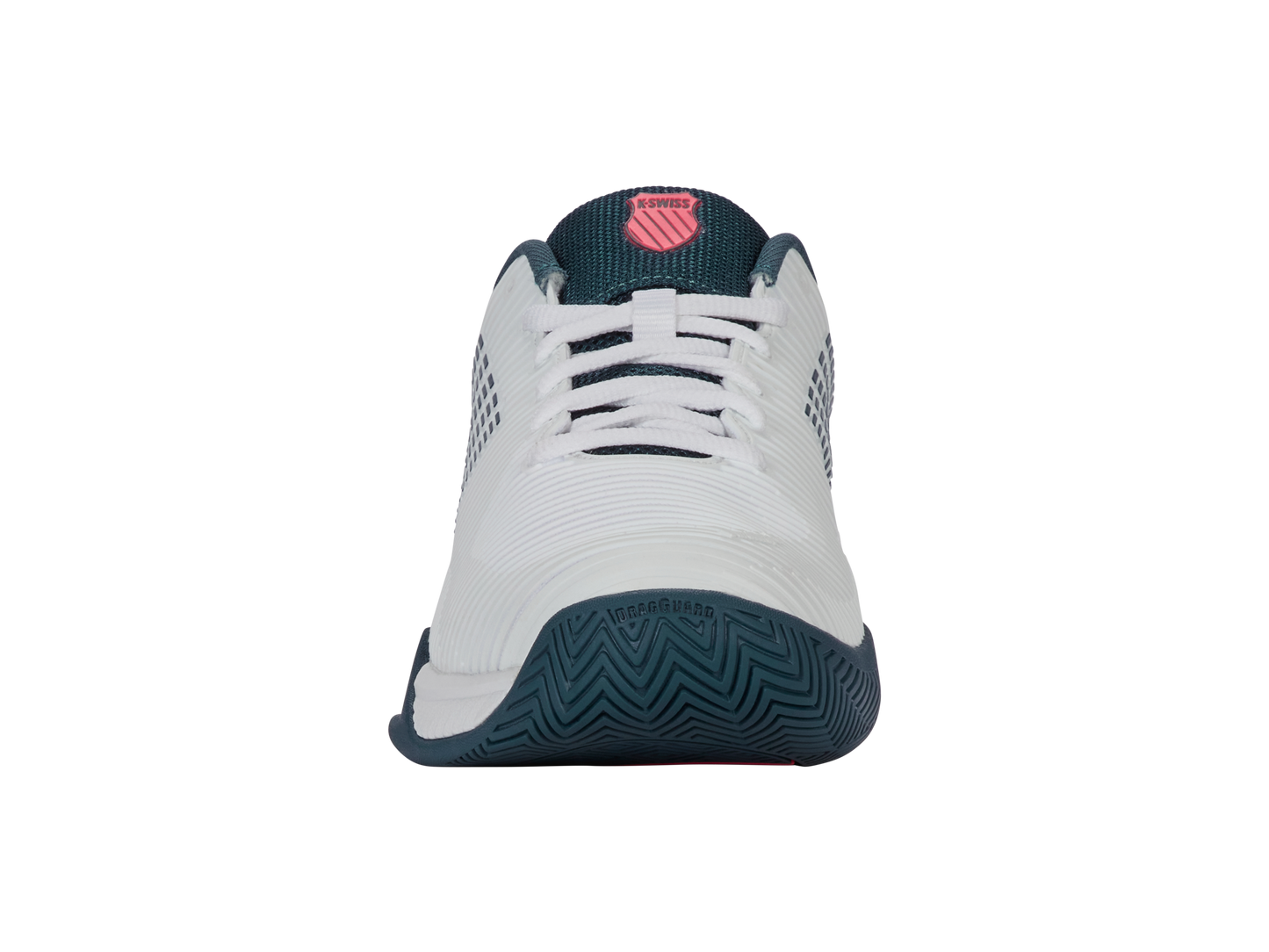K-Swiss Men's Shoes Hypercourt Express 2 | White/Stargazer/Neon Blaze