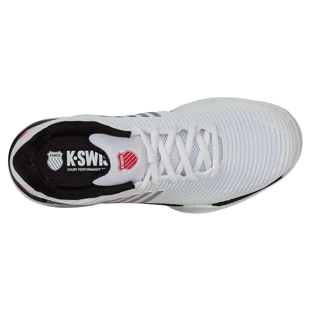 Men's Hypercourt Express 2 Tennis Shoes White and Black