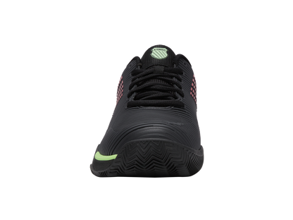 K-Swiss Men's Shoes Hypercourt Express 2 Clay | Black/Soft Neon Green/Neon Lava