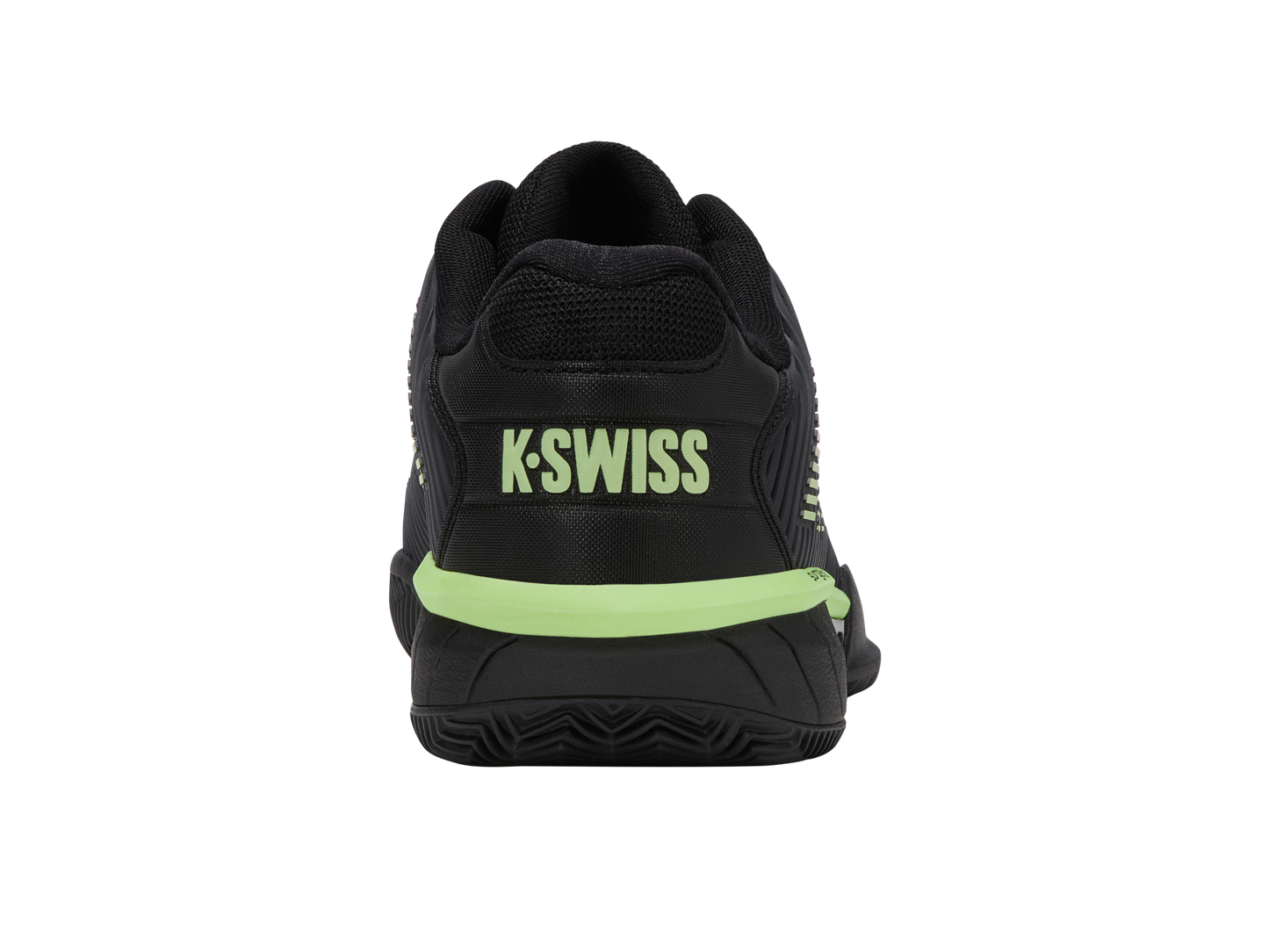 K-Swiss Men's Shoes Hypercourt Express 2 Clay | Black/Soft Neon Green/Neon Lava