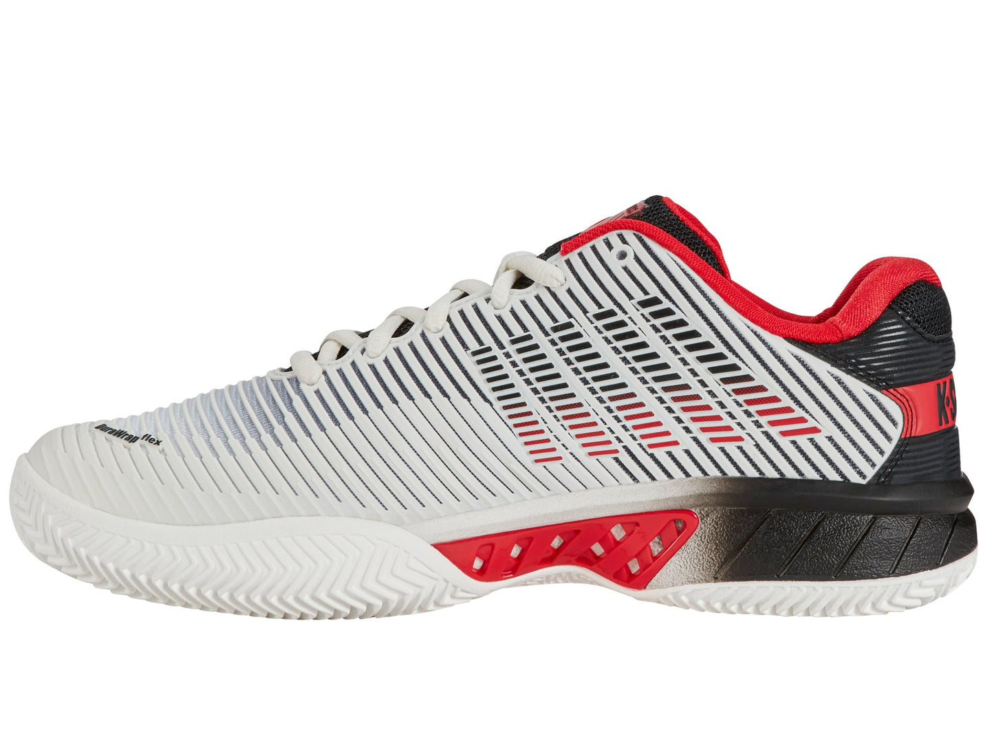 K-Swiss Men's Shoes Hypercourt Express 2 Clay | Bright White/Stretch Limo/High Risk Red