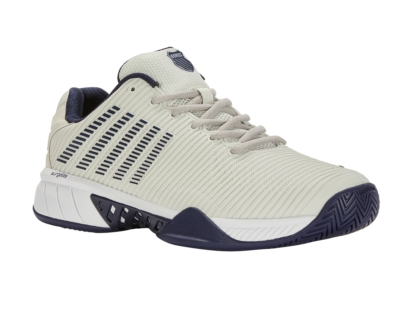 K-Swiss Men's Shoes Hypercourt Express 2-2E | Gray/Wht/Peacoat