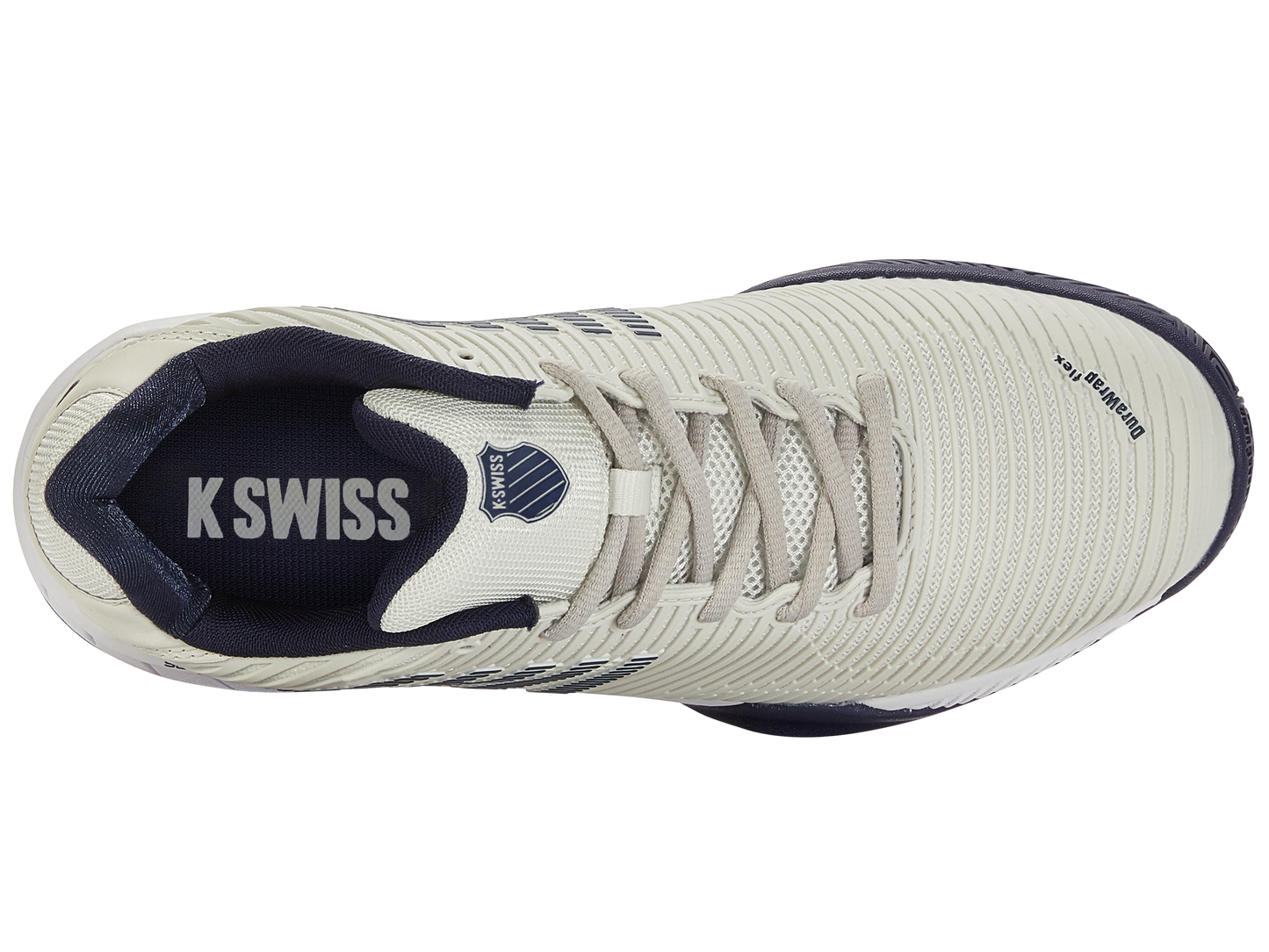 K-Swiss Men's Shoes Hypercourt Express 2-2E | Gray/Wht/Peacoat