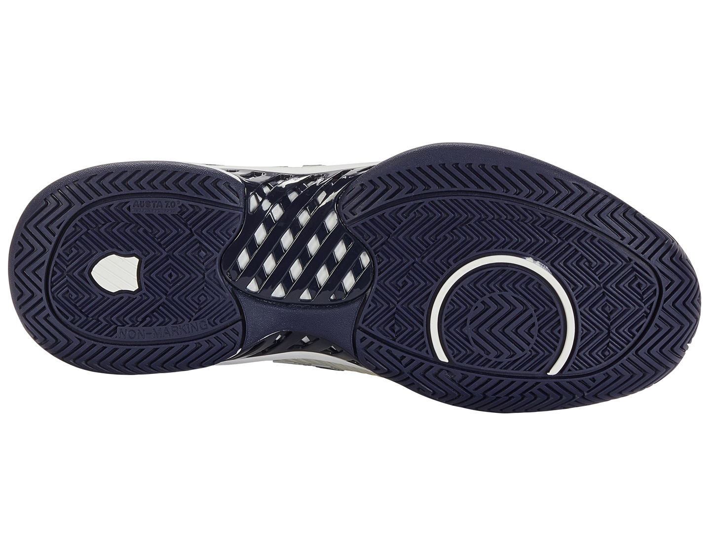 K-Swiss Men's Shoes Hypercourt Express 2-2E | Gray/Wht/Peacoat
