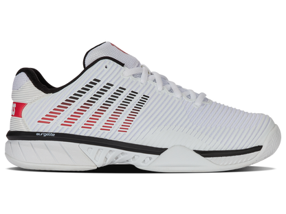 K-Swiss Men's Shoes Hypercourt Express 2-2E | White/Black/Mars Red