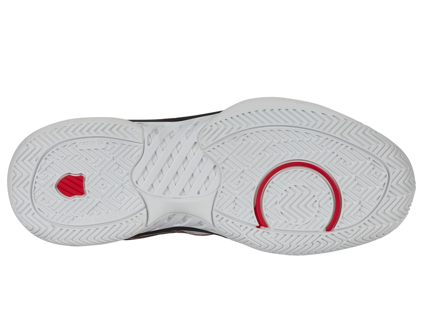 K-Swiss Men's Shoes Hypercourt Express 2-2E | White/Black/Mars Red