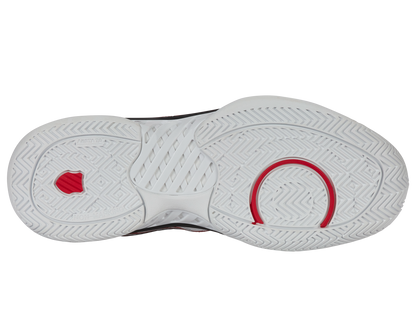 K-Swiss Men's Shoes Hypercourt Express 2-2E | White/Black/Mars Red