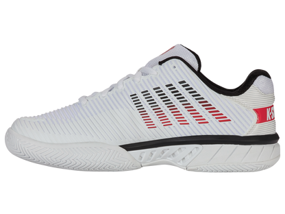 K-Swiss Men's Shoes Hypercourt Express 2-2E | White/Black/Mars Red