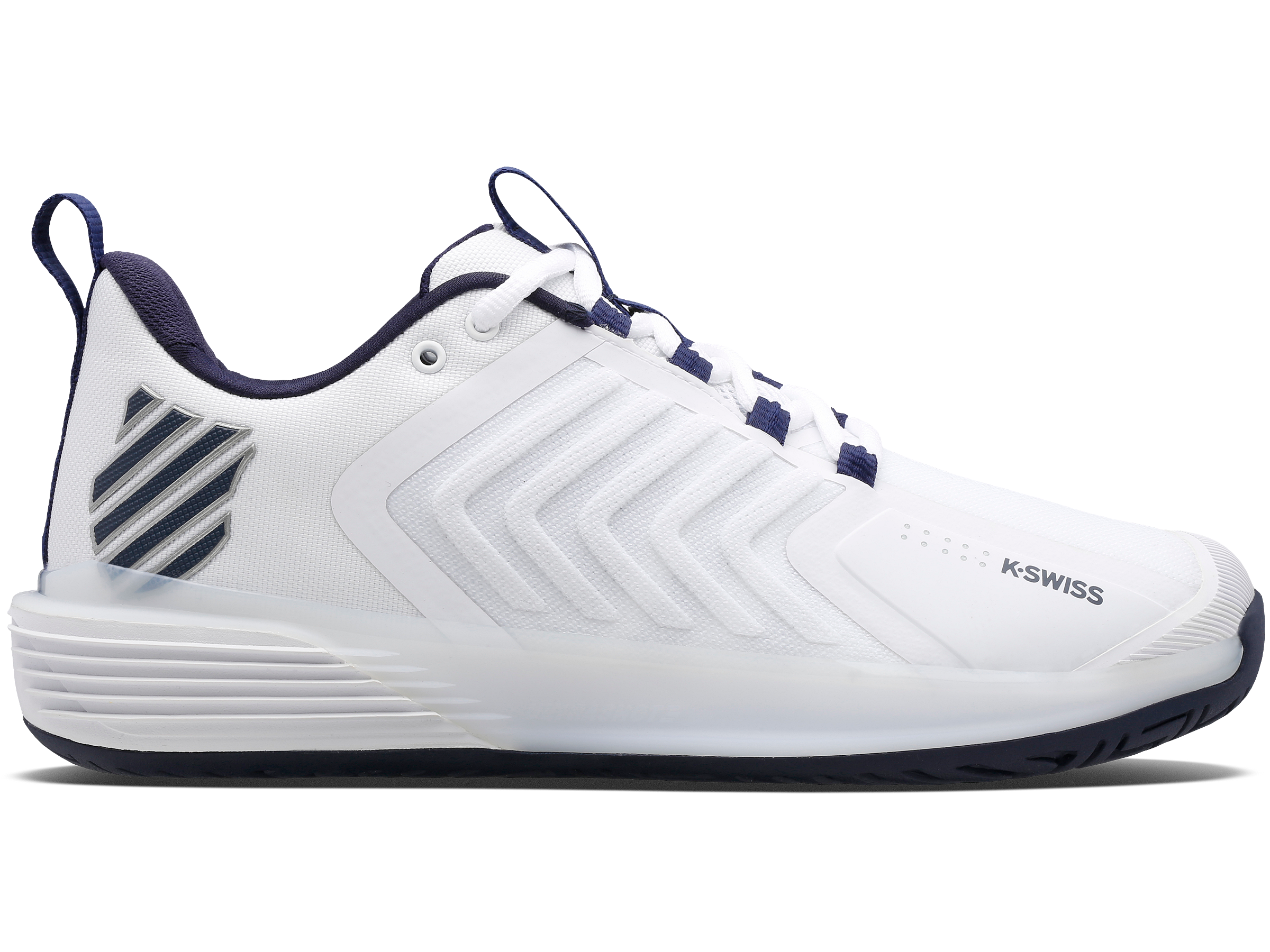 K-Swiss Men's Shoes Ultrashot 3 | White/Peacoat/Silver