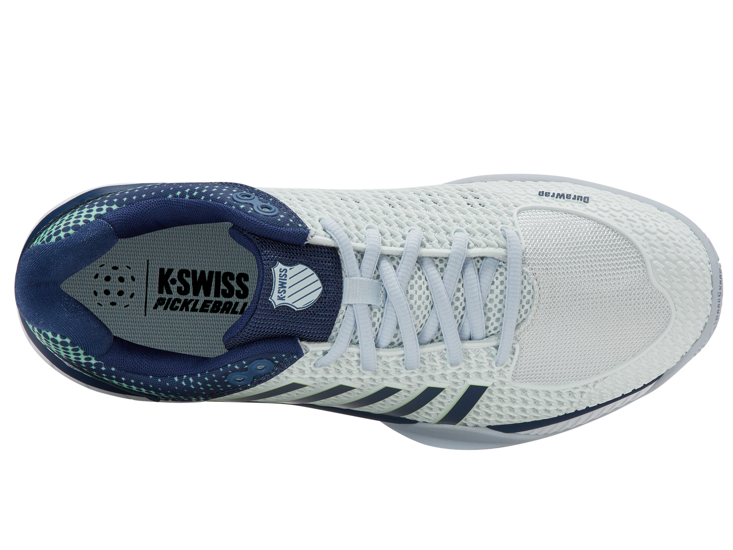 K-Swiss Men's Shoes Express Light Pickleball-2E | Bit Of Blue/Oceana/Patina Green