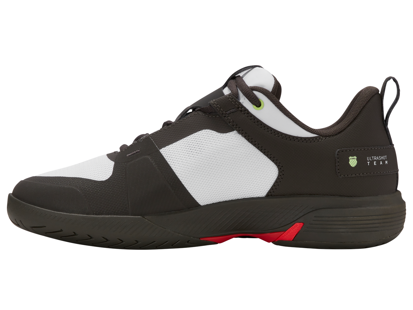 K-Swiss Men's Shoes Ultrashot Team | Black/White/Soft Neon Green