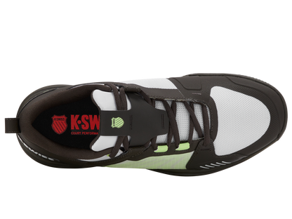 K-Swiss Men's Shoes Ultrashot Team | Black/White/Soft Neon Green