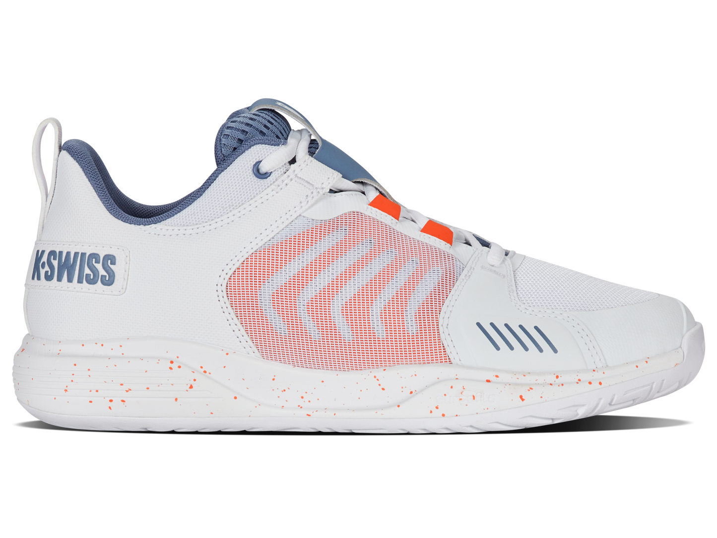 K-Swiss Men's Shoes Ultrashot Team | White/Infinity/Scarlet Ibis