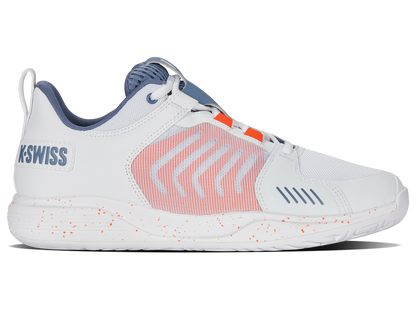 K-Swiss Men's Shoes Ultrashot Team | White/Infinity/Scarlet Ibis