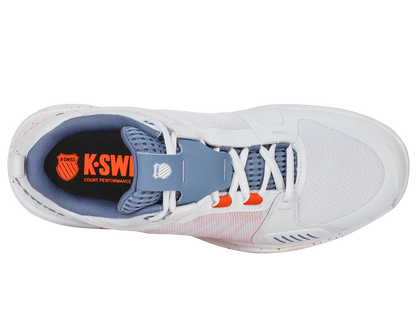 K-Swiss Men's Shoes Ultrashot Team | White/Infinity/Scarlet Ibis