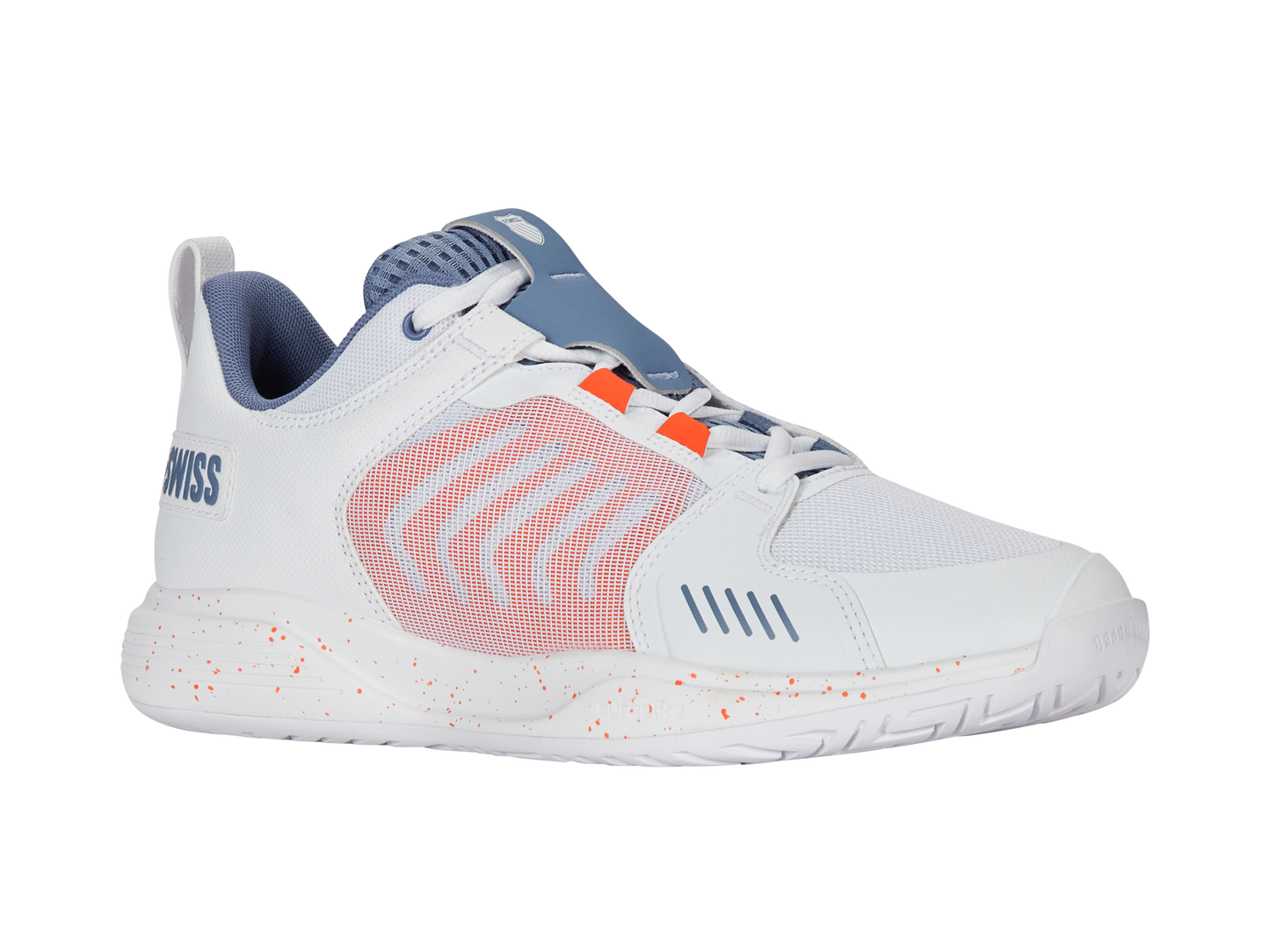 K-Swiss Men's Shoes Ultrashot Team | White/Infinity/Scarlet Ibis