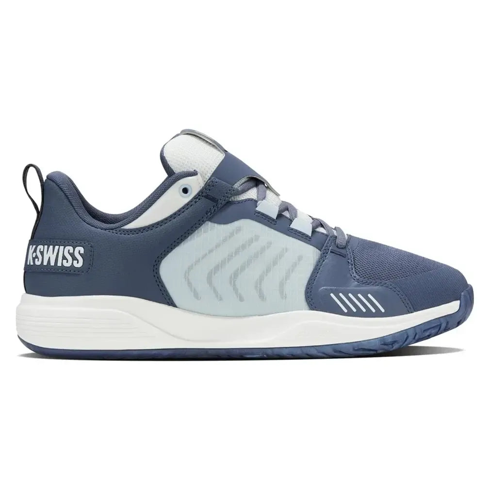 Men's Ultrashot Team Tennis Shoes Vintage Indigo and Blanc de Blanc
