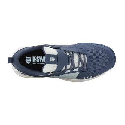 Men's Ultrashot Team Tennis Shoes Vintage Indigo and Blanc de Blanc