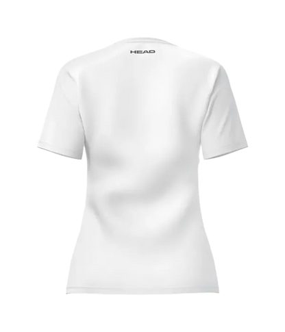 Camiseta HEAD Club 25 Tech Mujer White 2025