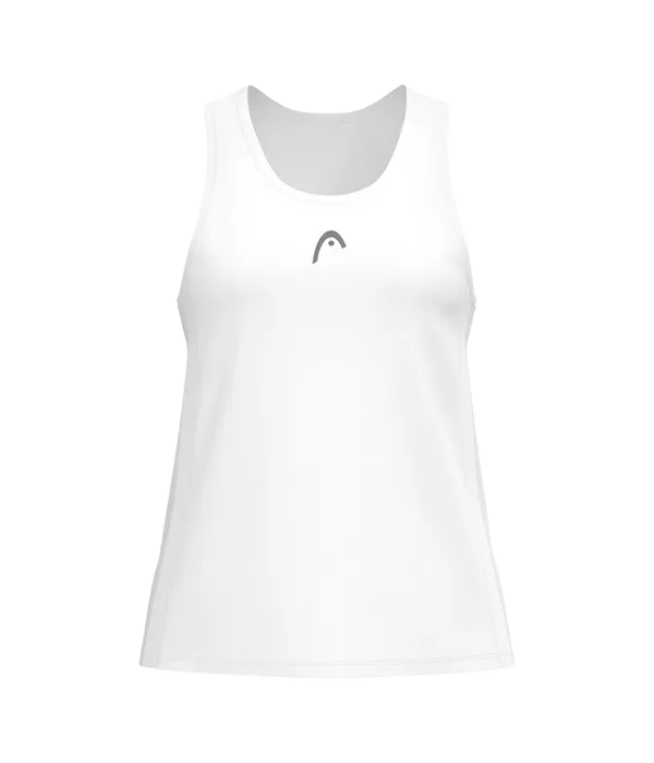Camiseta Tirantes Head Club 25 Tech Mujer White 2025