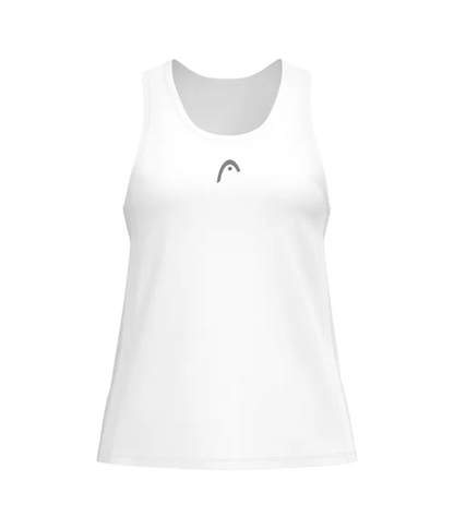 Camiseta Tirantes Head Club 25 Tech Mujer White 2025