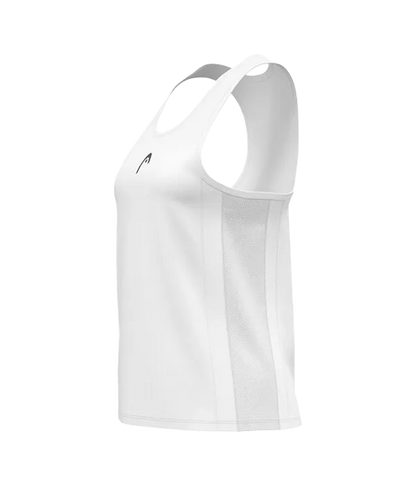Camiseta Tirantes Head Club 25 Tech Mujer White 2025